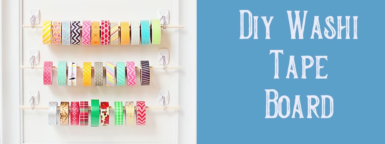 Sew Chatty: {DIY: Washi Tape Organizer}