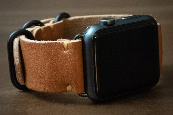 leather apple watch strap