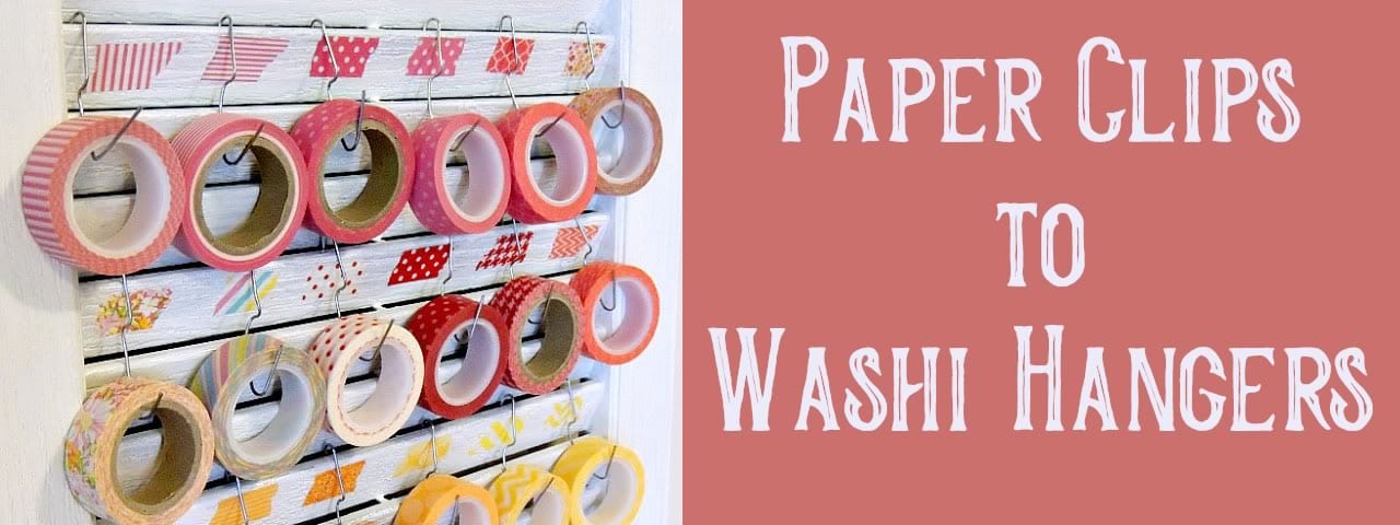 DIY Washi Tape Dispenser and Organizer! Two Methods! 