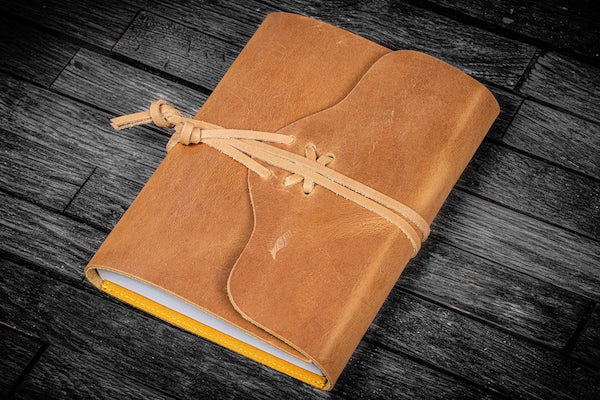 refillable leather notebook