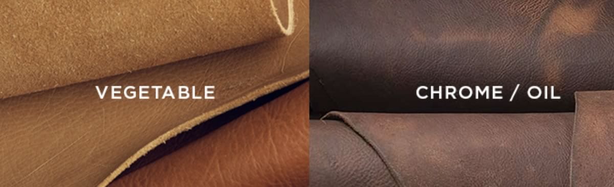 vegetable tanned vs chrome tanned leather