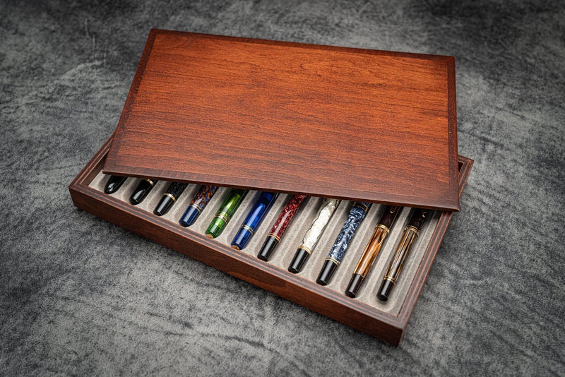 fountain pen case for urushi and ebonite pens