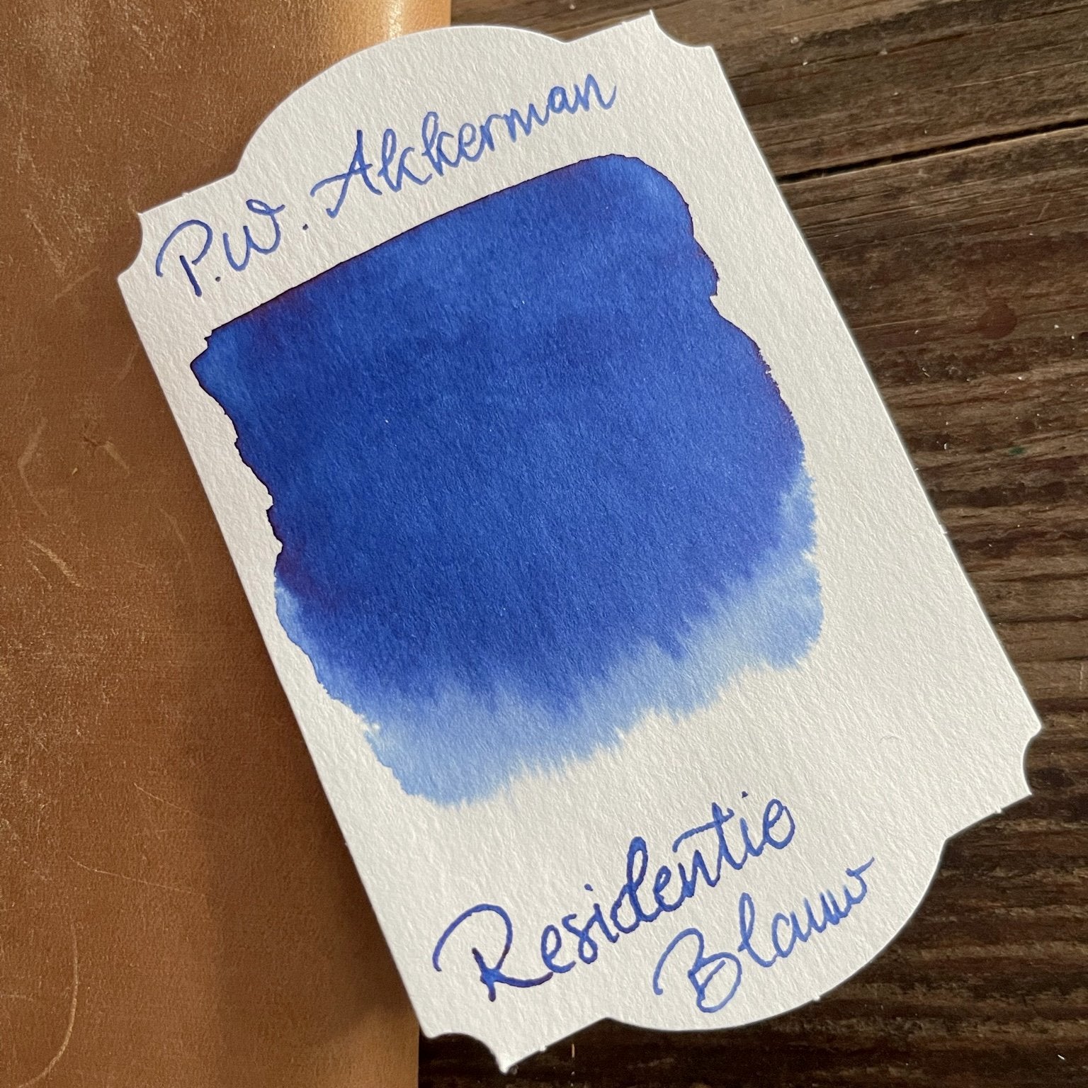 Akkerman Residentie Blauw Ink