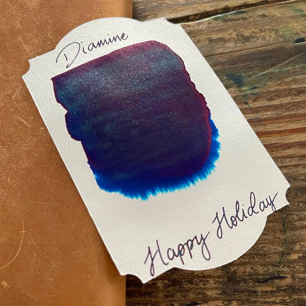 Diamine Happy Holidays - 50ml Bottled Ink - Galen Leather