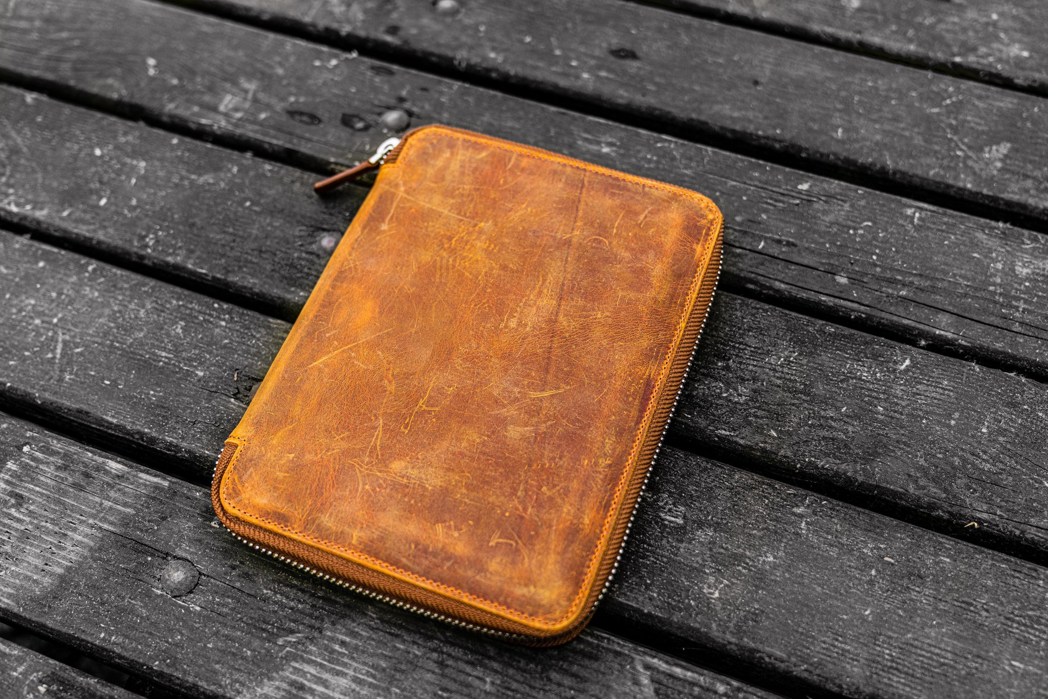 A5 Leather Notebook Cover For iPad Mini - Galen Leather