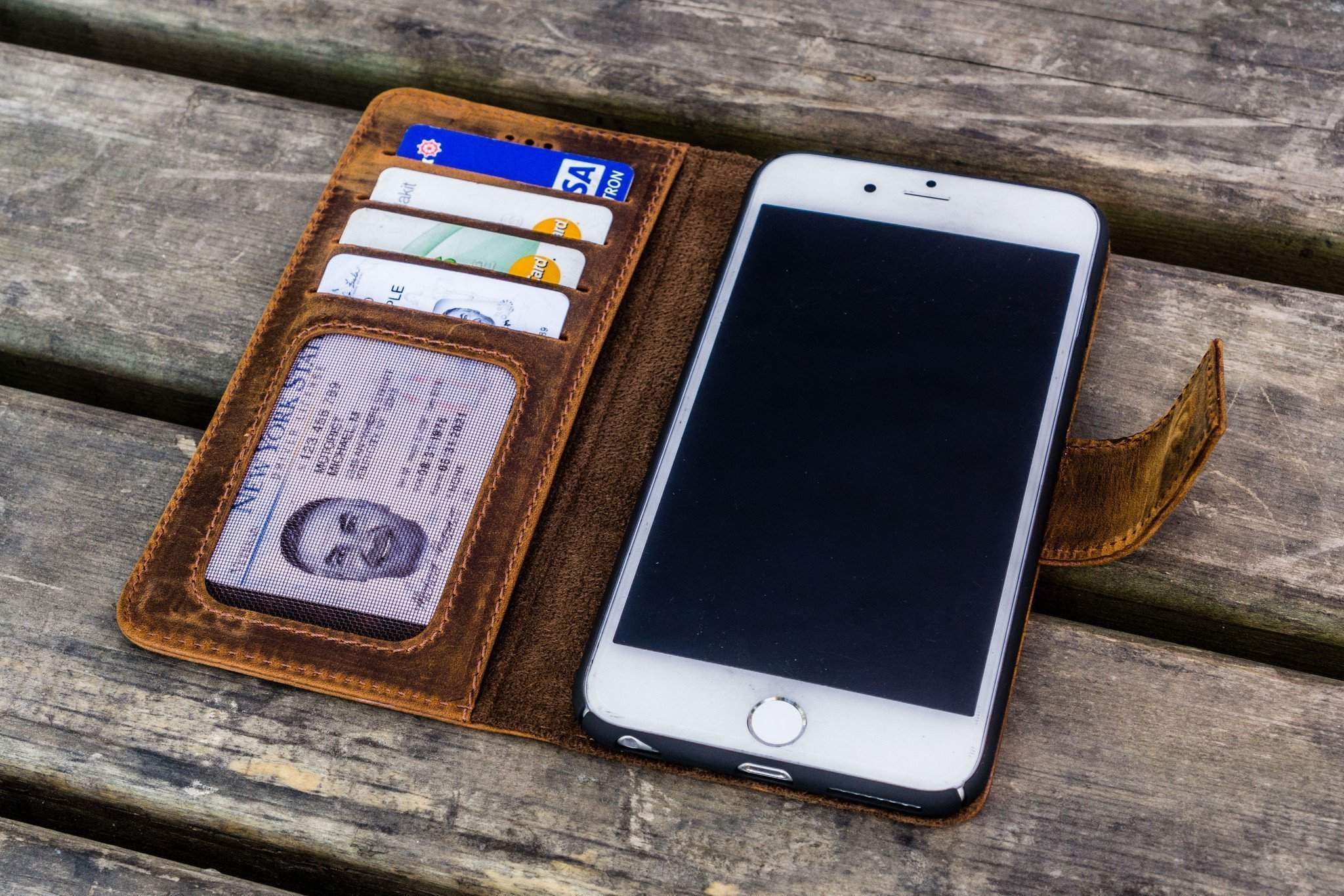 iPhone 5/5s/SE Leather Case - -