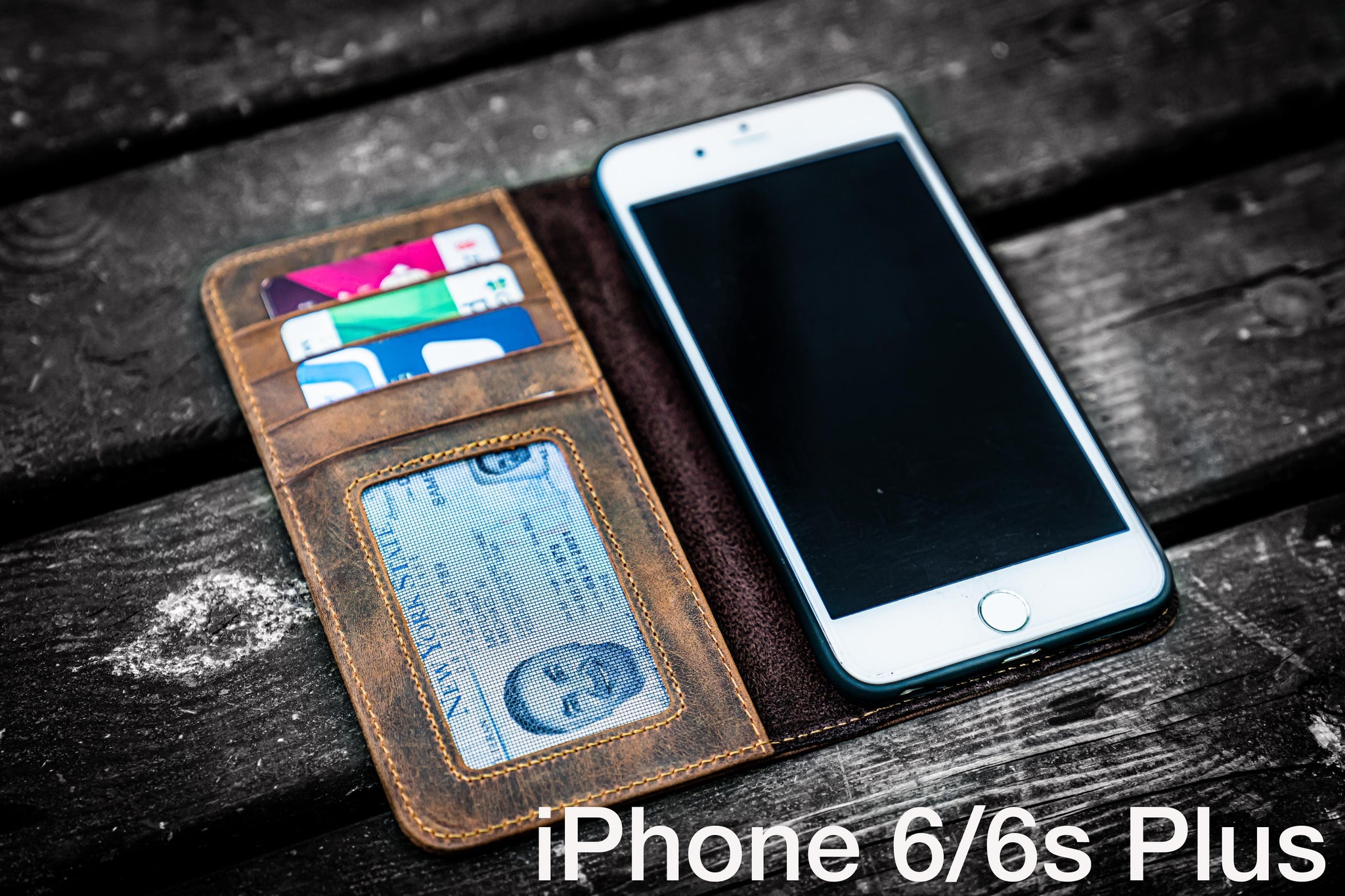 Gooey Voel me slecht banaan iPhone 6 / 6s Plus Leather Wallet Case - No.01 | Galen Leather