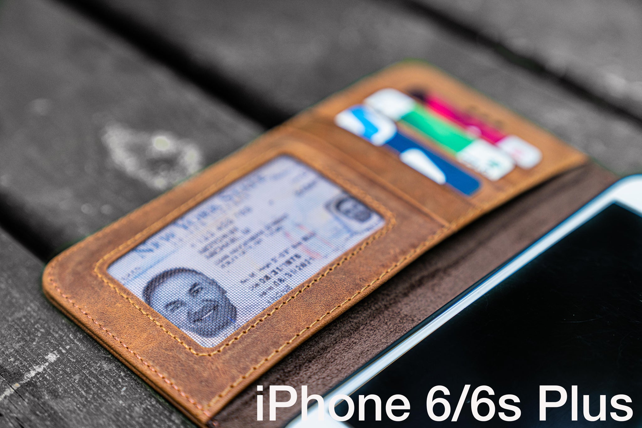 Maken menu Metafoor Iphone 6 / 6s Plus Leather Wallet Case - No.02 - Galen Leather