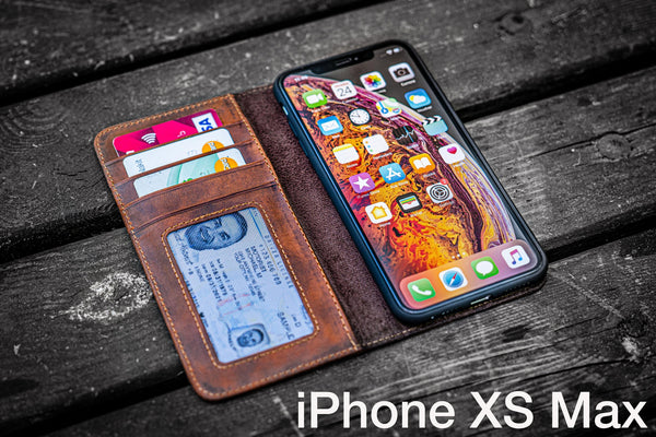 Iphone X Leather Wallet Case No 01 Galen Leather