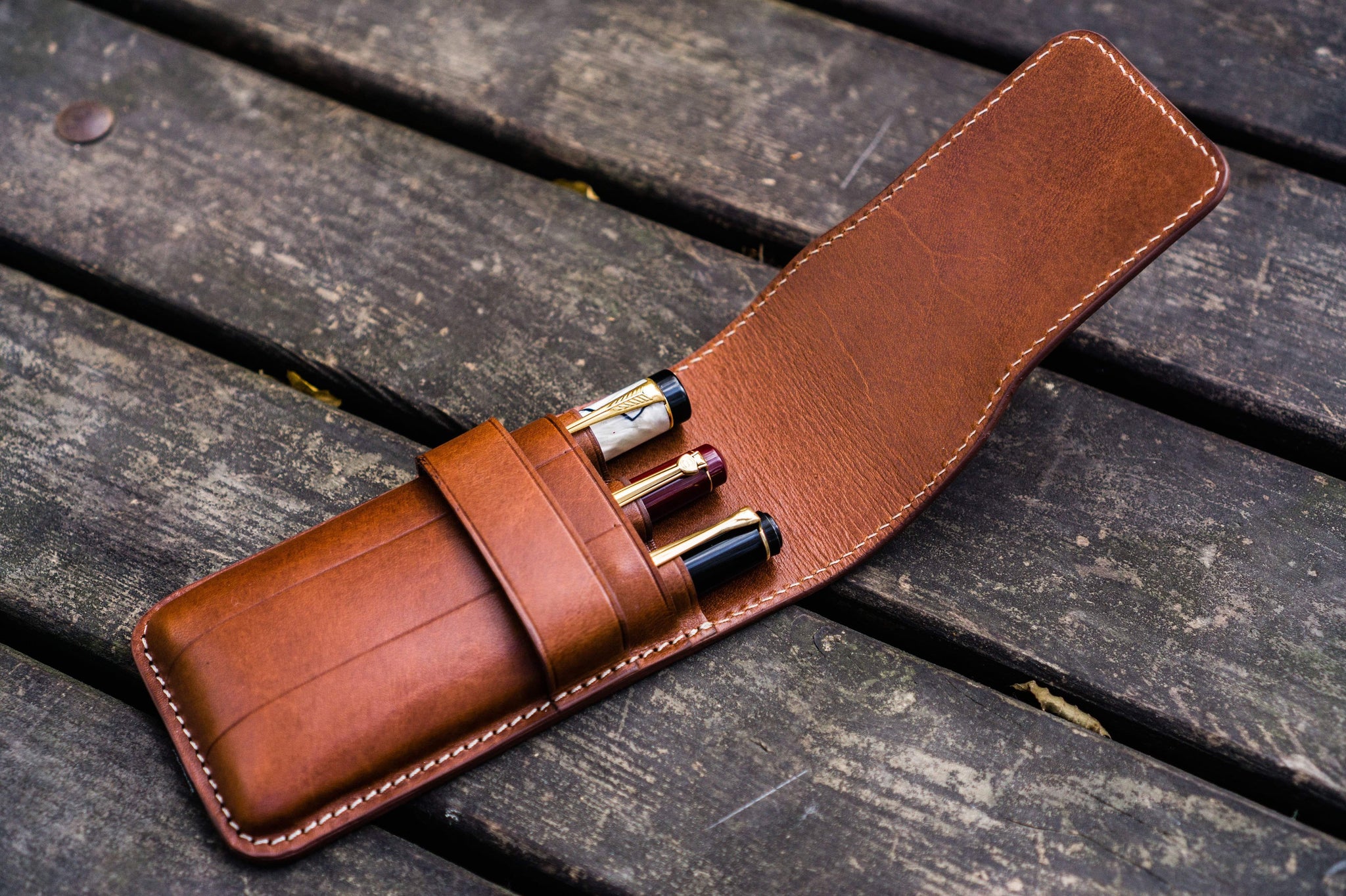 leather pencil pouch