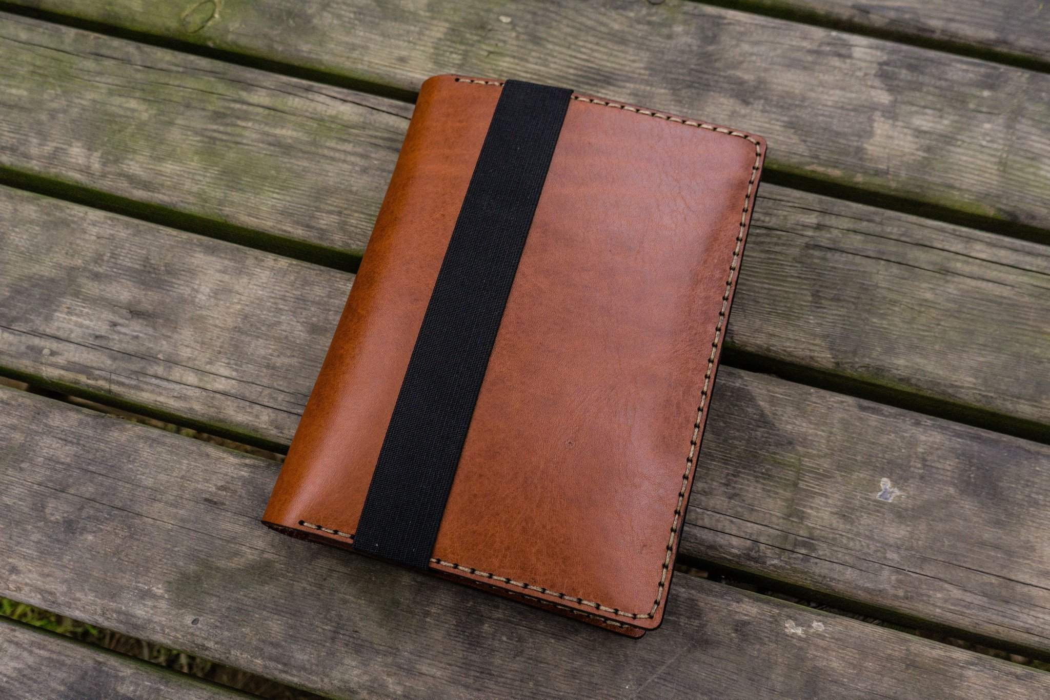 Leather Leuchtturm1917 A5 Notebook Cover - Brown - Galen Leather