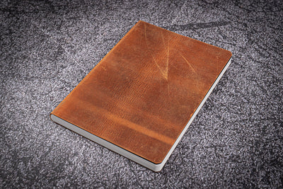 Leather Leuchtturm1917 A6 Notebook Cover - Crazy Horse Brown