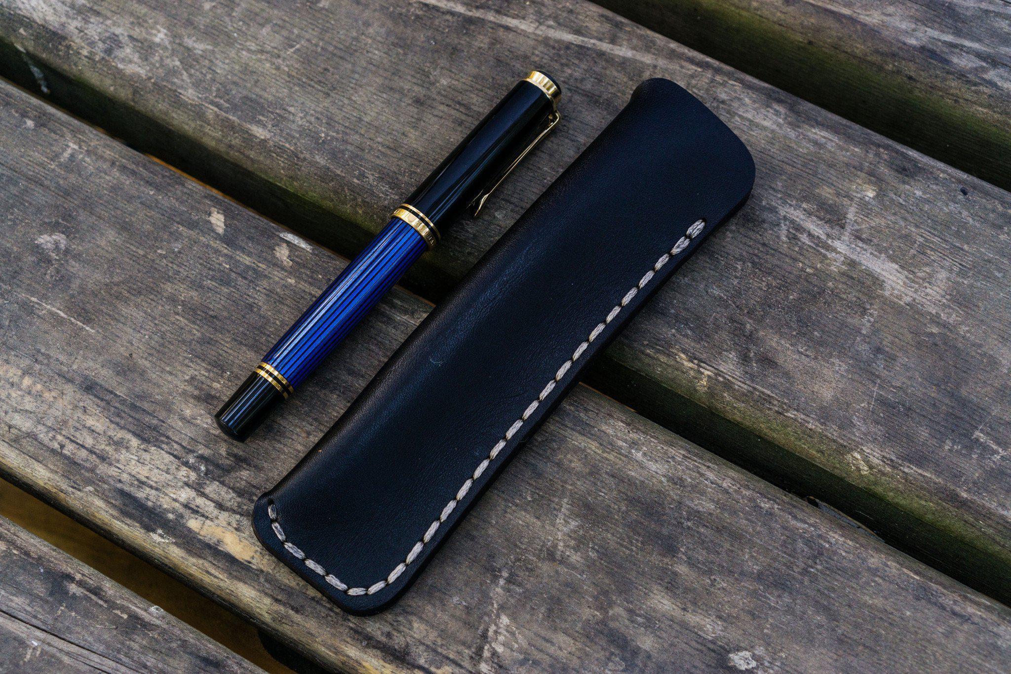 leather fountain pen