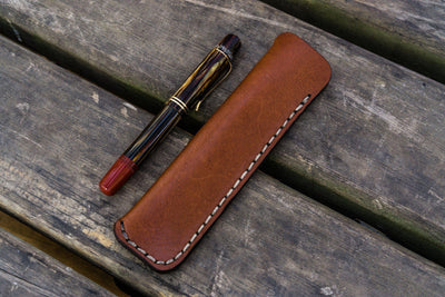 Pelikan Leather Pouch Pen Case 3 Slot