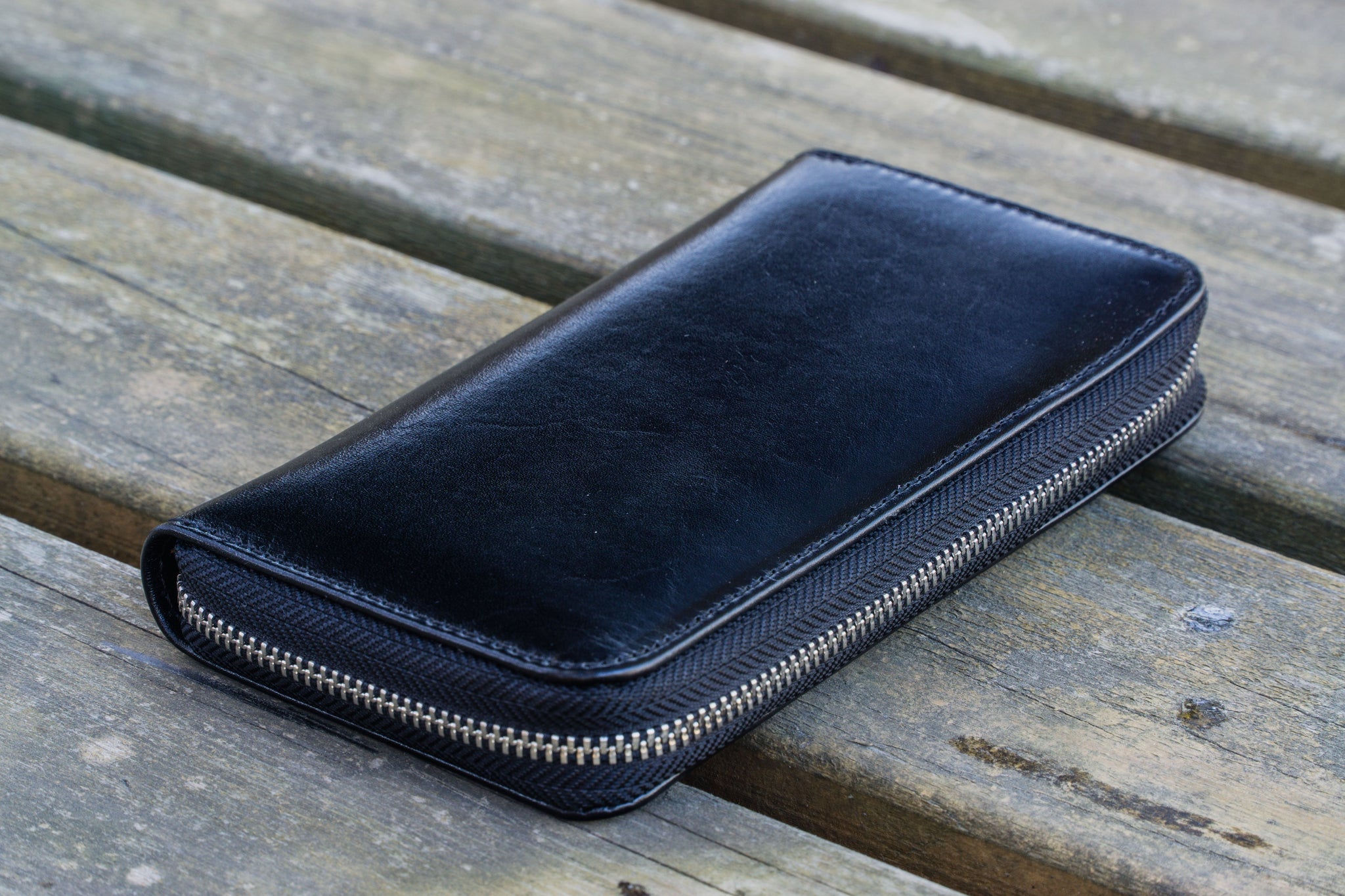 leather pen case zipper