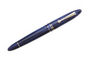 Leonardo Furore Fountain Pen - Galaxy Blue GT-Galen Leather