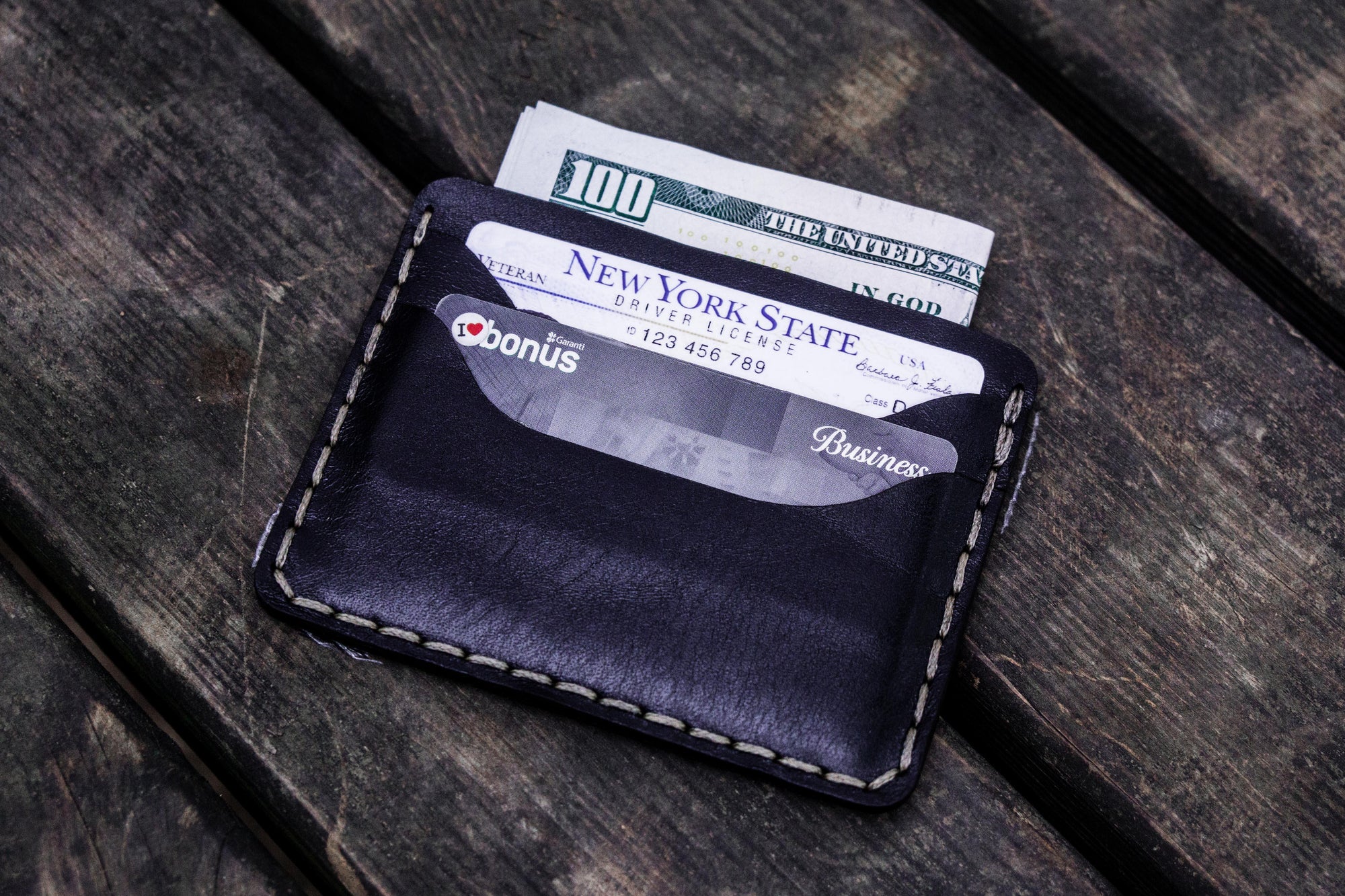 Handmade Leather Credit Card Wallet