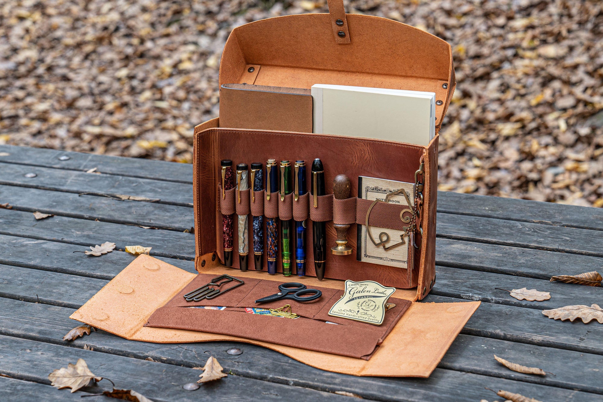 Leather Writer's Medic Bag (Best Bag For Writers) - Galen Leather