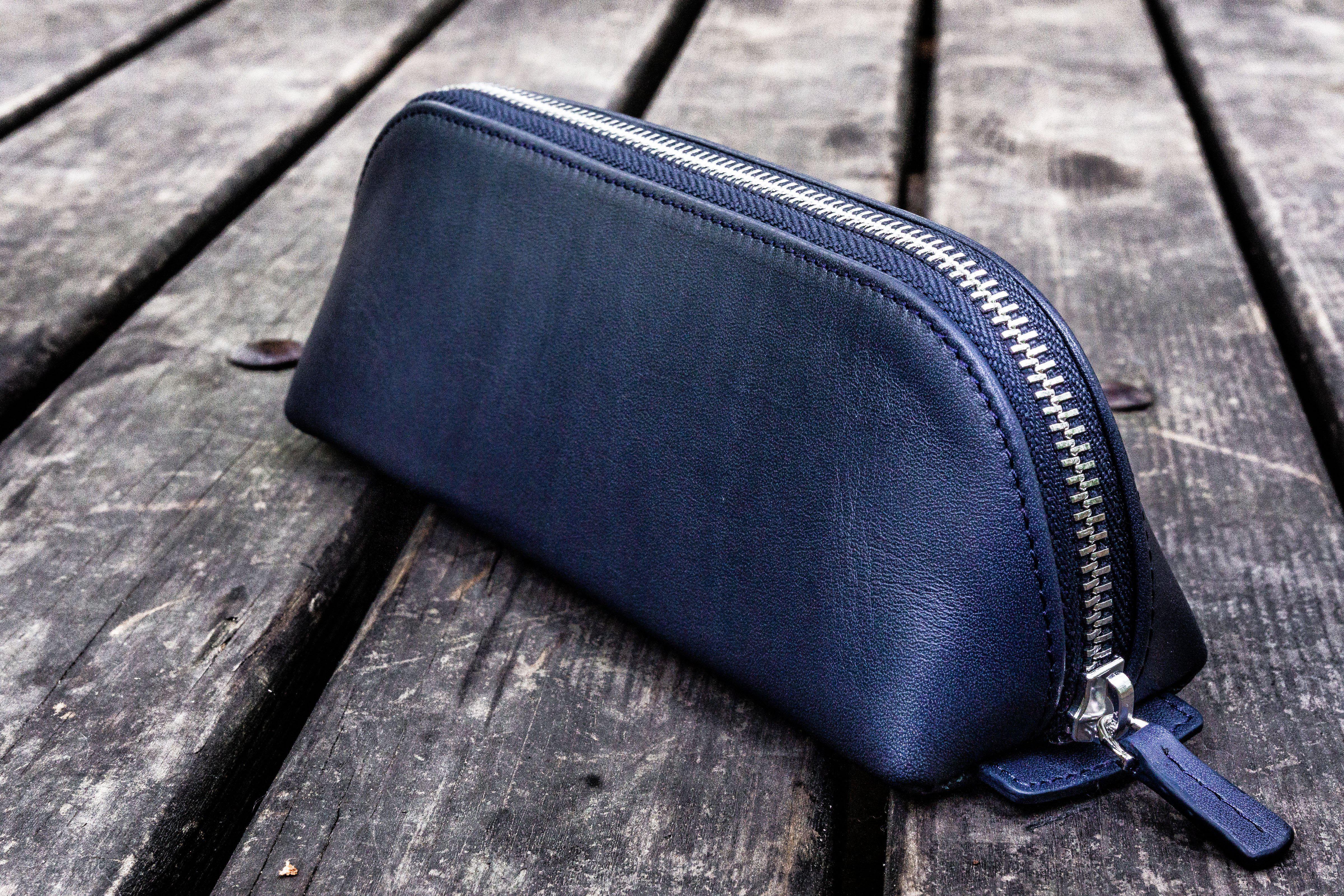 navy blue pencil case