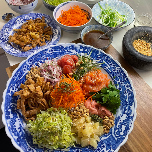 Yee Sang Prosperity Toss Salad Recipe - Jessica Nguyen