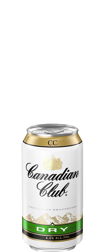 Canadian Club and Dry Premium Strength (6x 330ml Cans) - Wine Central for  1-Day Bottle