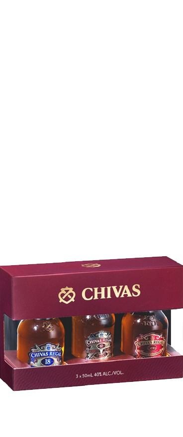 Chivas Regal Tasting Collection Miniatures Gift Pack (3x