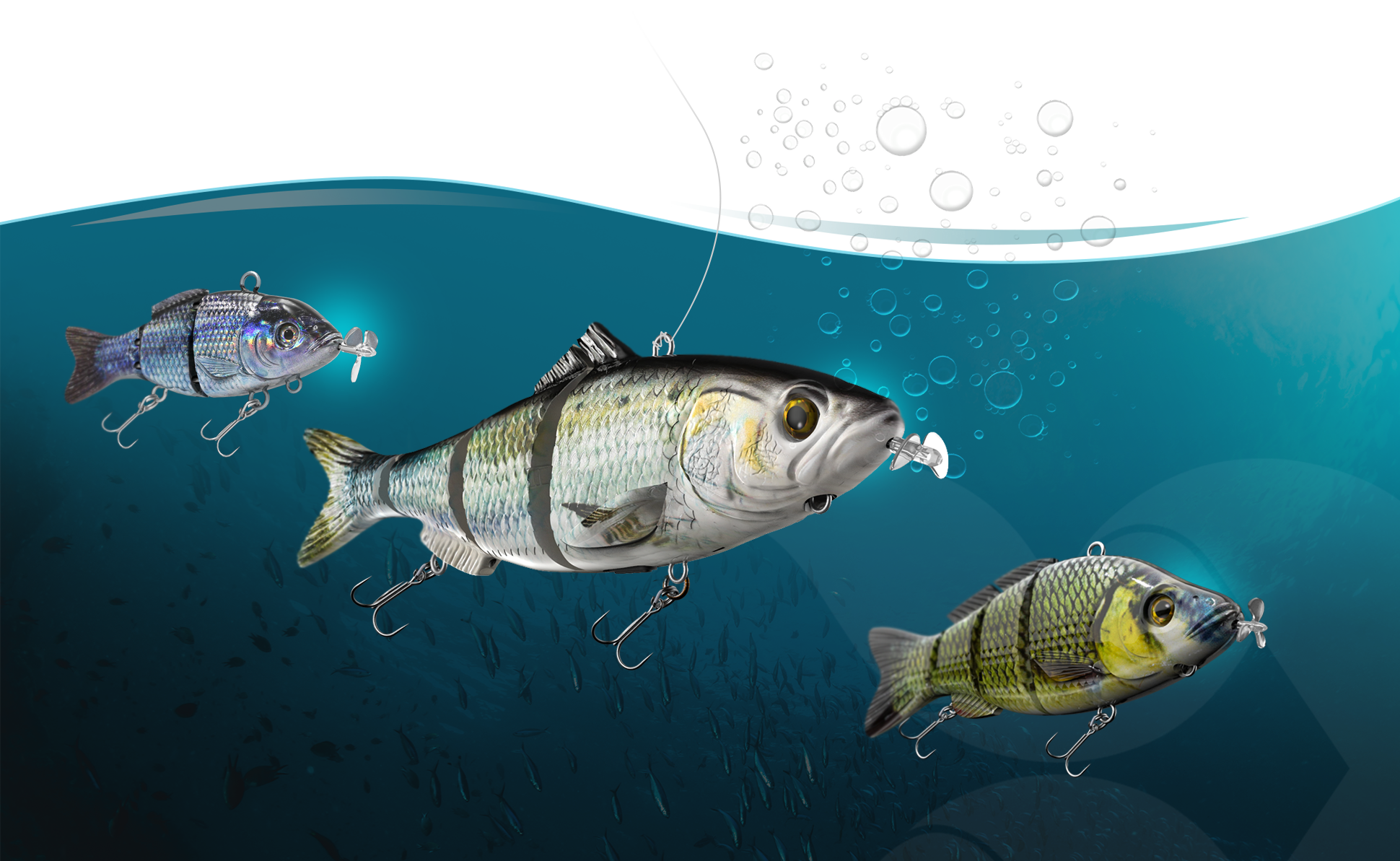 Animated Lure - the world's first self-swimming fishing lure