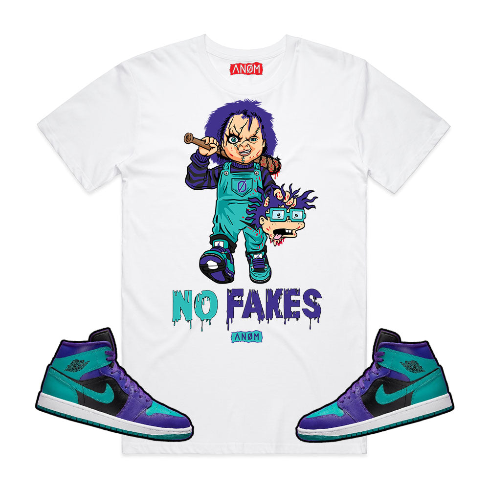 CHUCKY NO FAKES TEE-J1 HORNETS TIE BACK