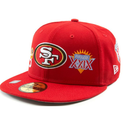 SAN FRANCISCO 49ERS 5X SUPER BOWL CHAMPIONS 59FIFTY FITTED HAT OTC