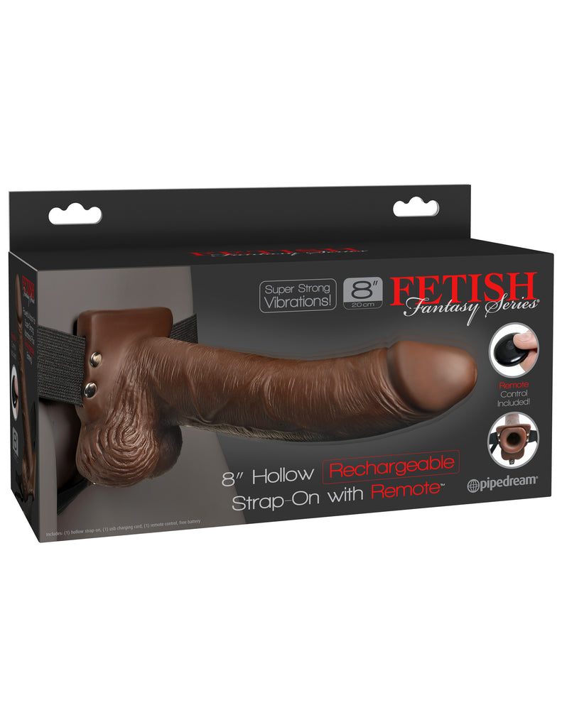 Fetish Fantasy Series® 6 Hollow Strap-On with Remote - Light/Black –  Pipedream Products