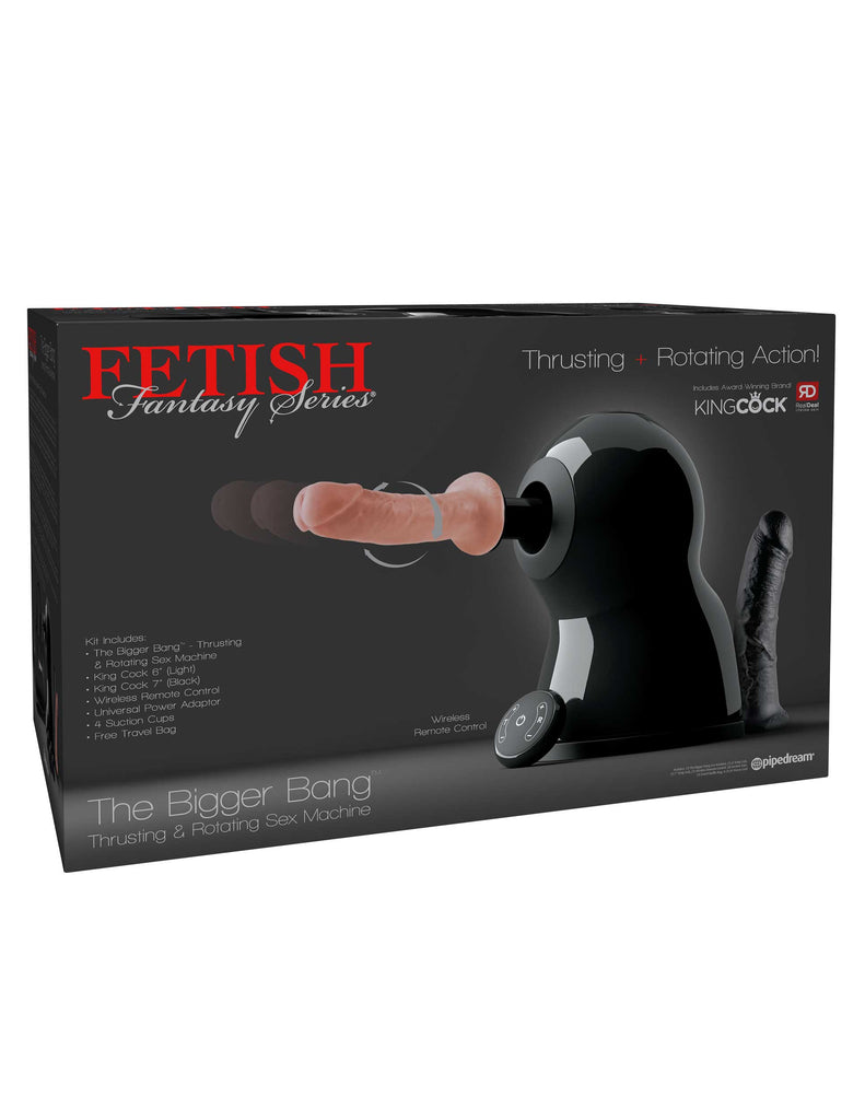 Fetish Fantasy Series® Fetish Fantasy International Extreme Sex Machine -  Black/Light – Pipedream Products