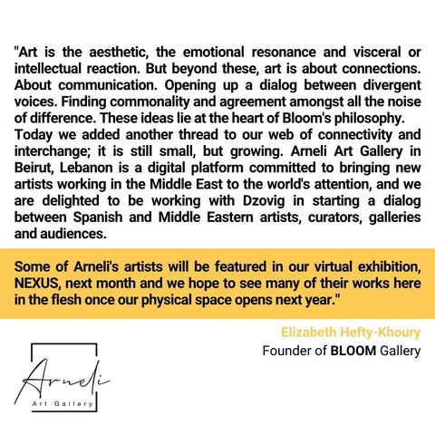 Collaboration between Arneli Art Gallery and Bloom Gallery