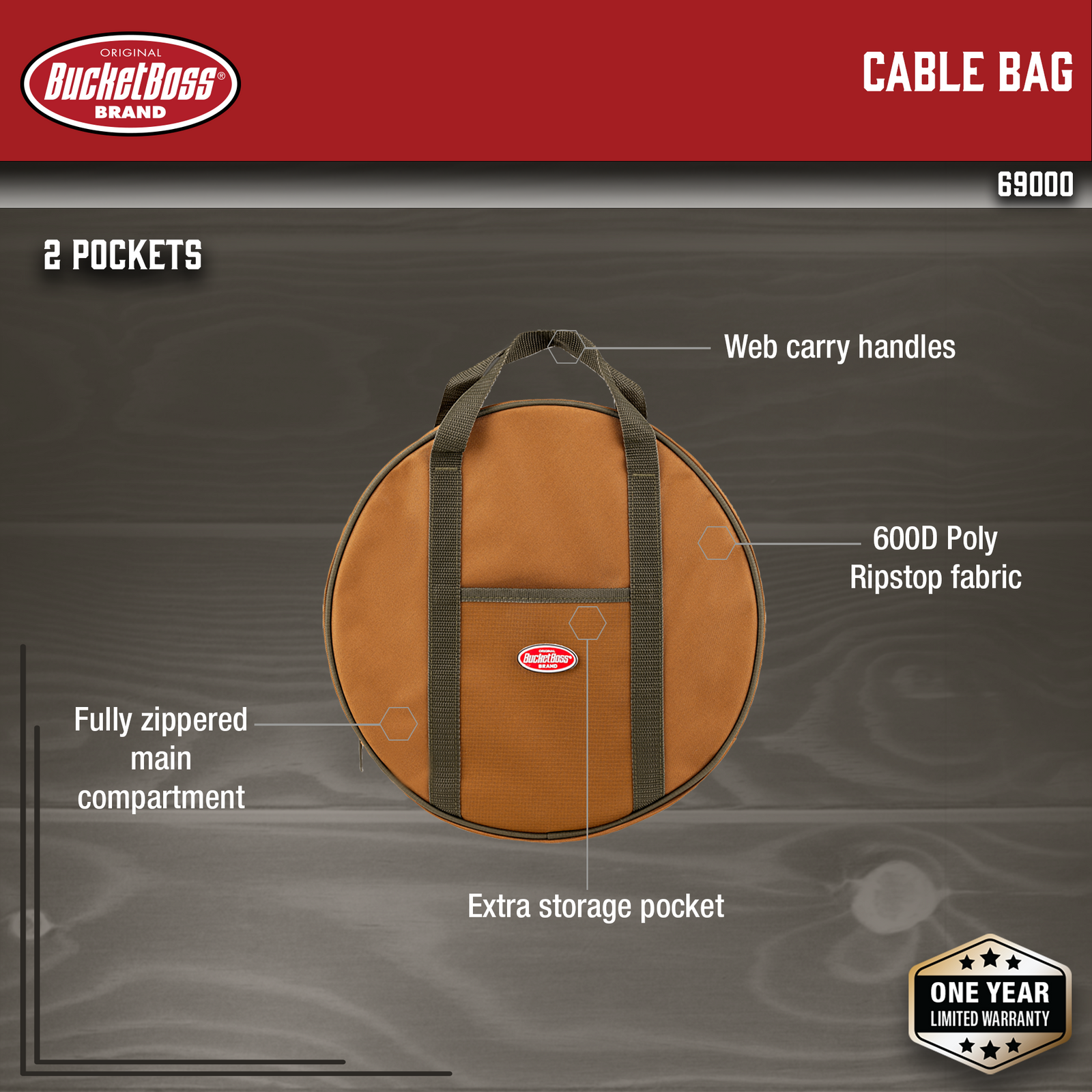 Bucket Boss 18 in. All-Weather Duffle Bag at Tractor Supply Co.