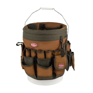 Bucket Boss Bucketeer Bucket Tool Organizer - Brown