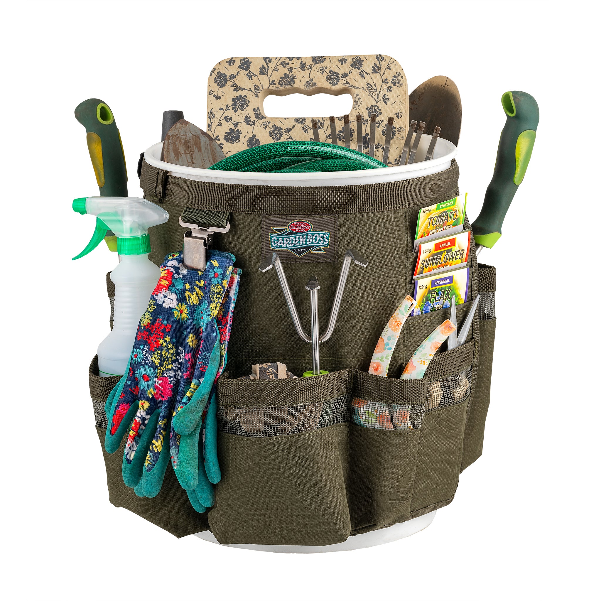 Outdoor Car Bucket Wash Tool Organizer for 5 Gallon Bucket Garden Tool Bag