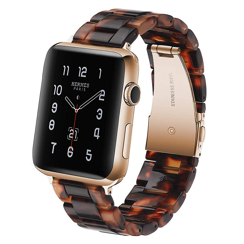 Image of Tortoise Resin Apple Watch Band