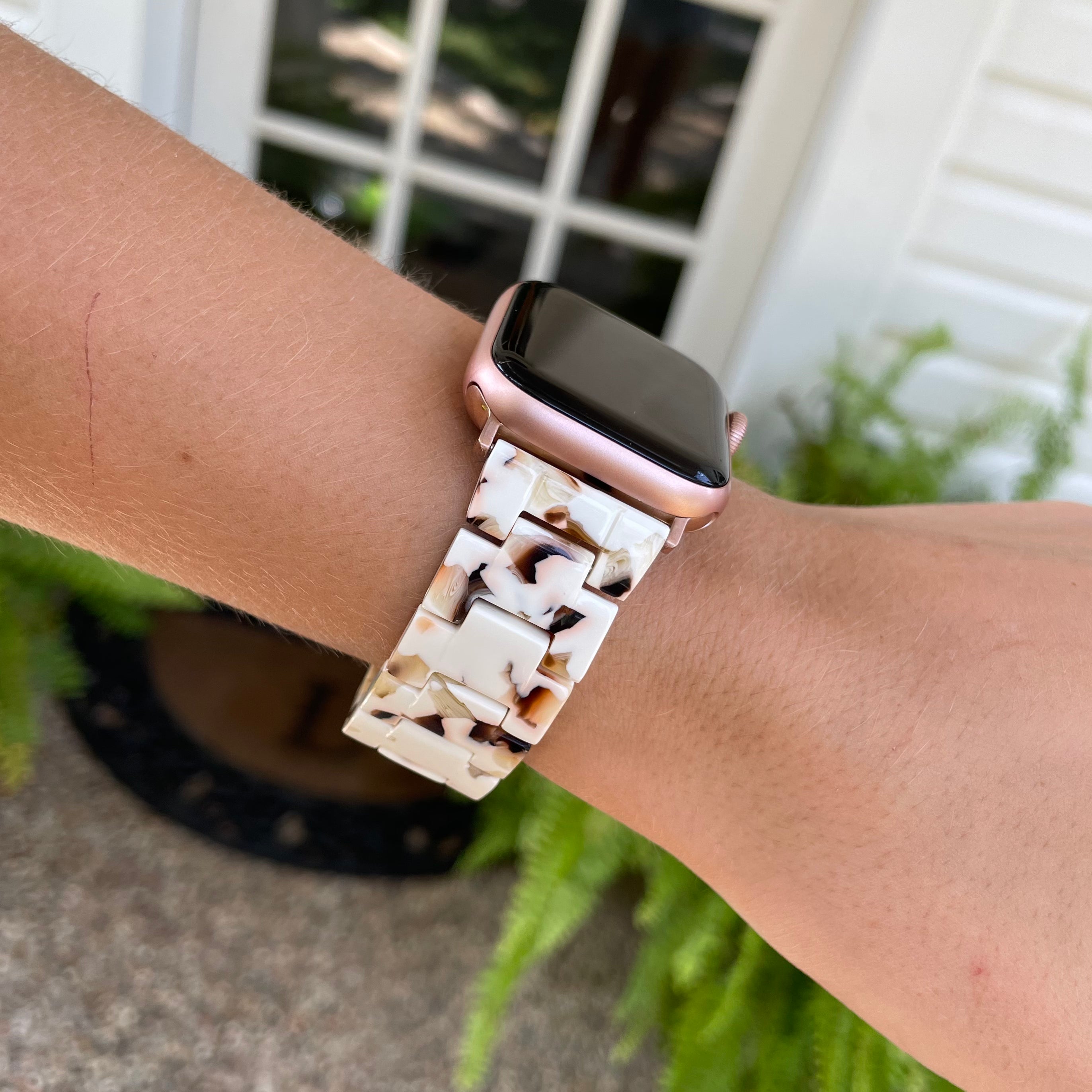 Grey Snake Apple Watch Band