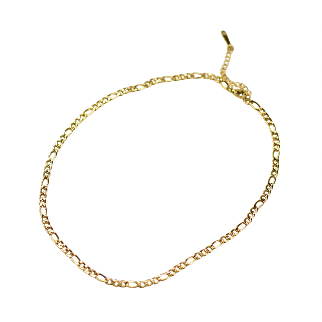 Image of Figaro Chain Necklace - 14K Gold