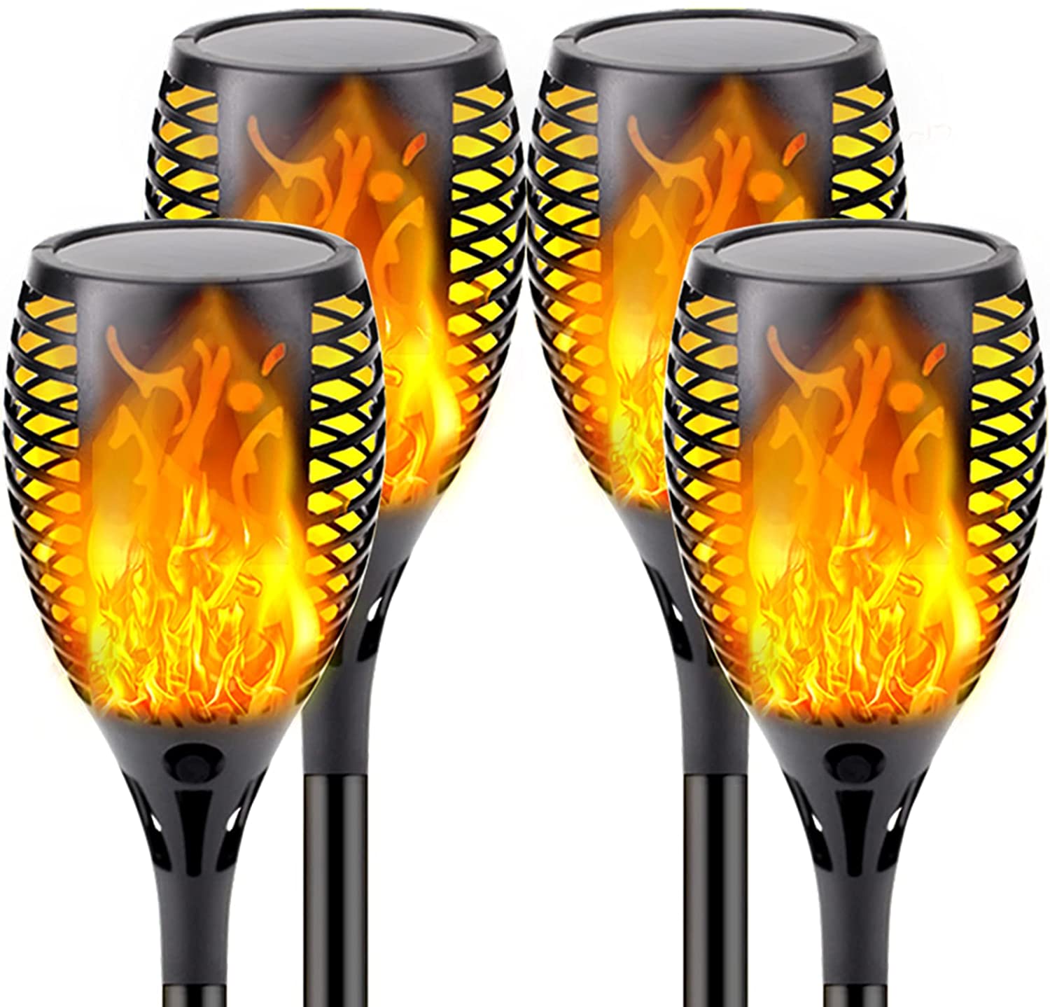 living flame solar lights