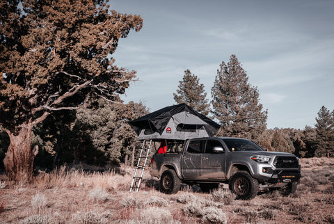 Sky Ridge roof top tent on a Toyota Tacoma 4x4