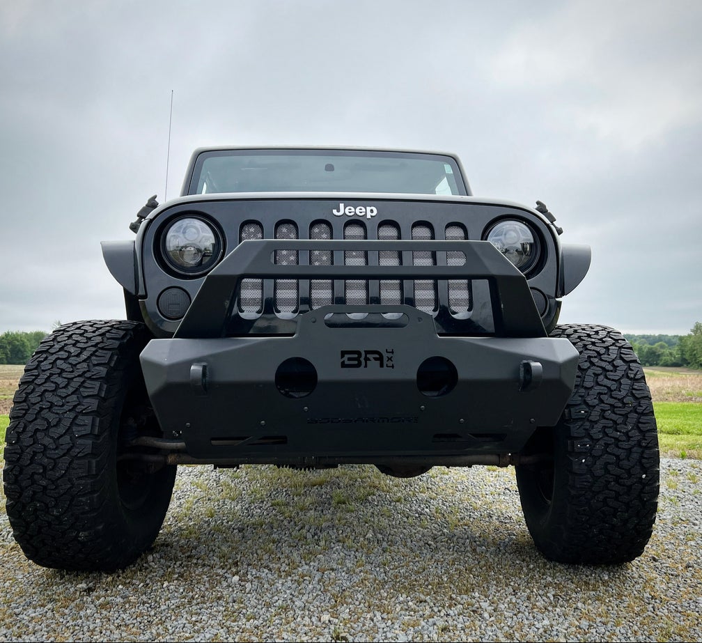 BODY ARMOR 4X4 2007-2023 JEEP WRANGLER JK/JL AND GLADIATOR JT ORION STUBBY  FRONT BUMPER (EXCL 4xE)