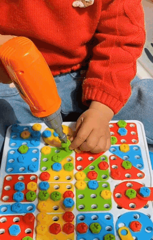 Drilling Screw 3D Creative Mosaic Puzzle Toys For Children Building Bricks  Toys Kids DIY Electric Drill Set Boys Educational Toy trendy bits creative  stem lune and che mosaic brainly – Fashion World