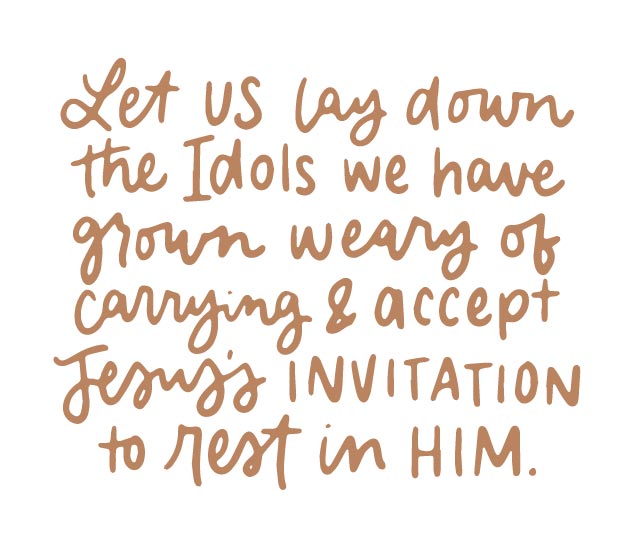 Let us lay down idols and accept Jesus’s invitation to rest | TDGC