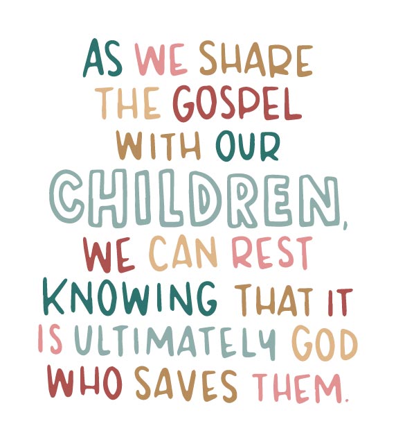 We can rest knowing that it is God who saves our children | TDGC