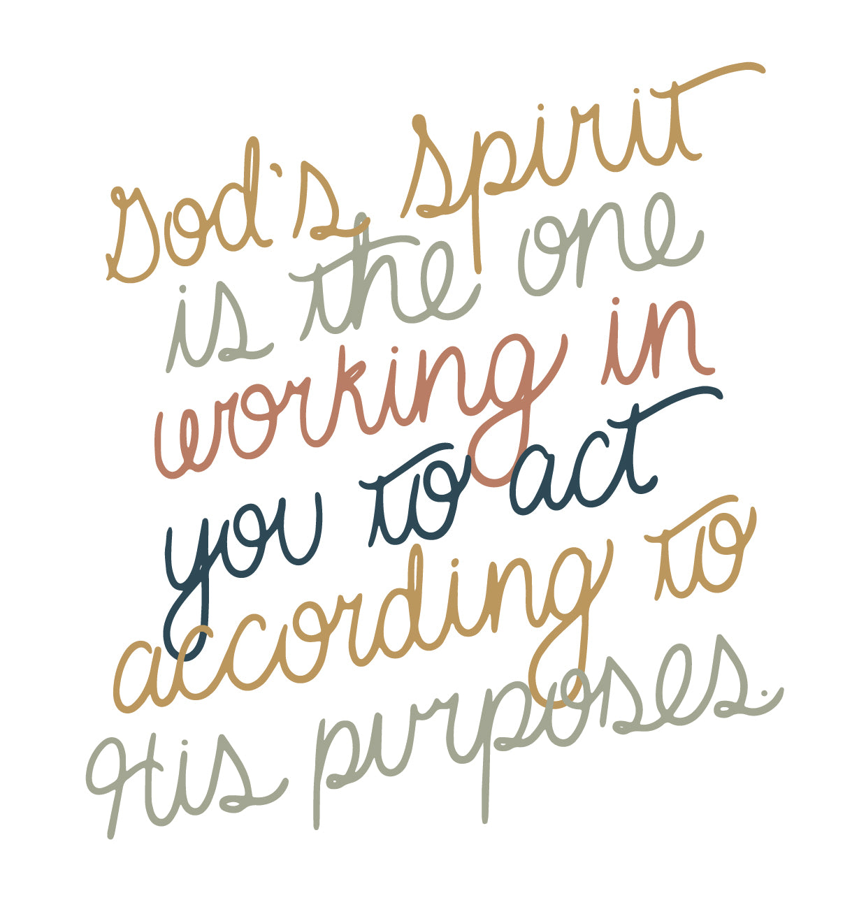 God’s Spirit is the one working in you  | TDGC