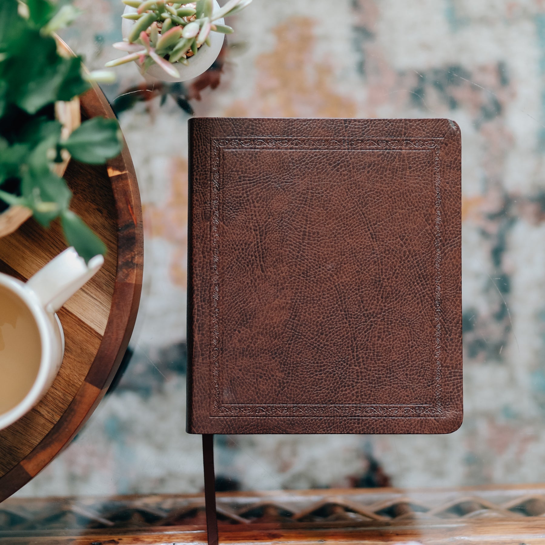 leather esv bible