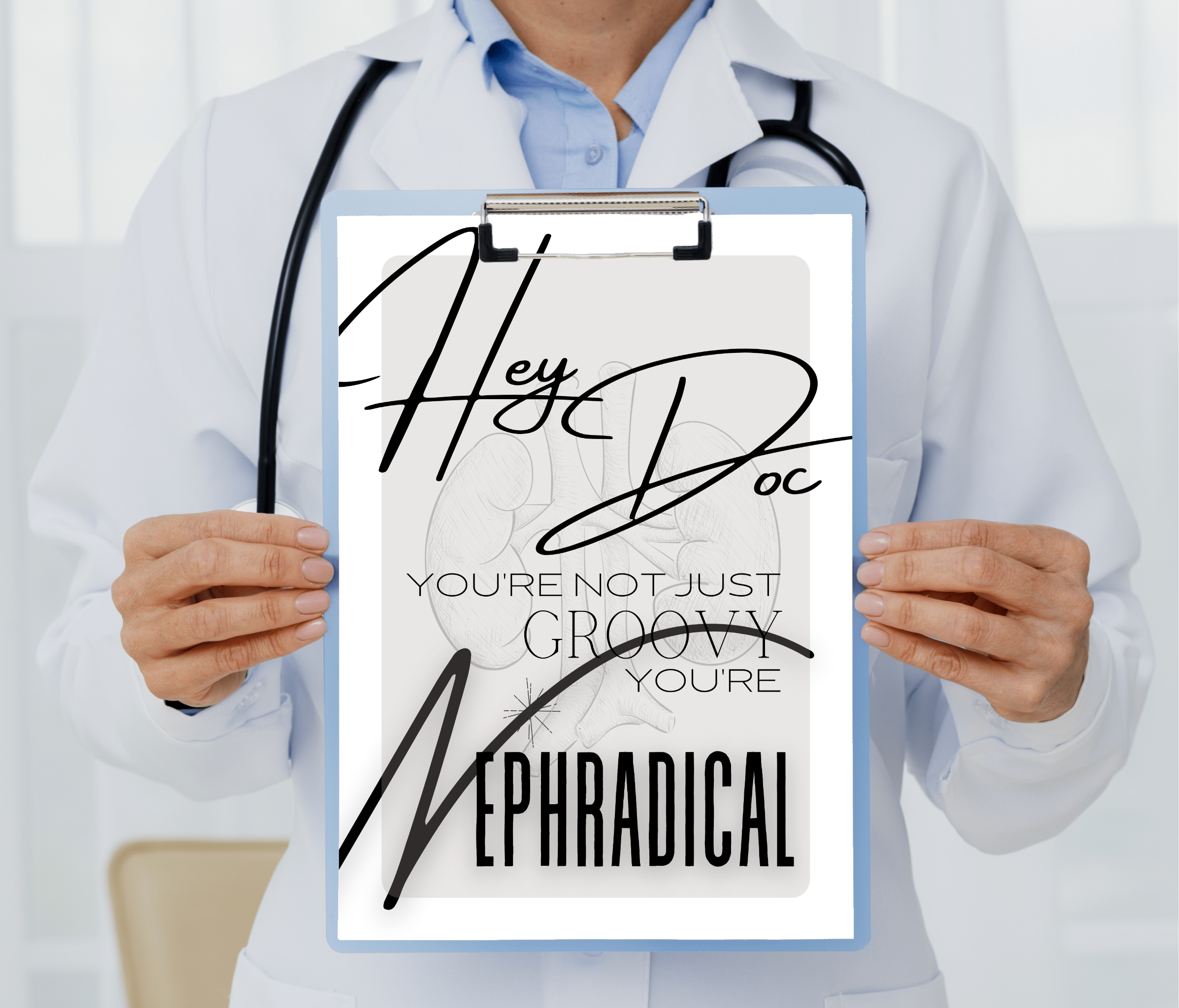 Nephrologist Doctor Gift Medical Wall Art Print by King Fox Studio – kingfoxstudio