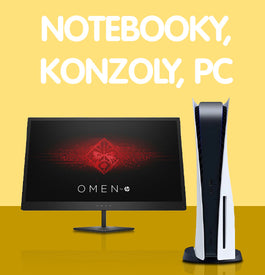 Notebooky, konzole, PC