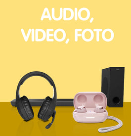 Audio, video, foto