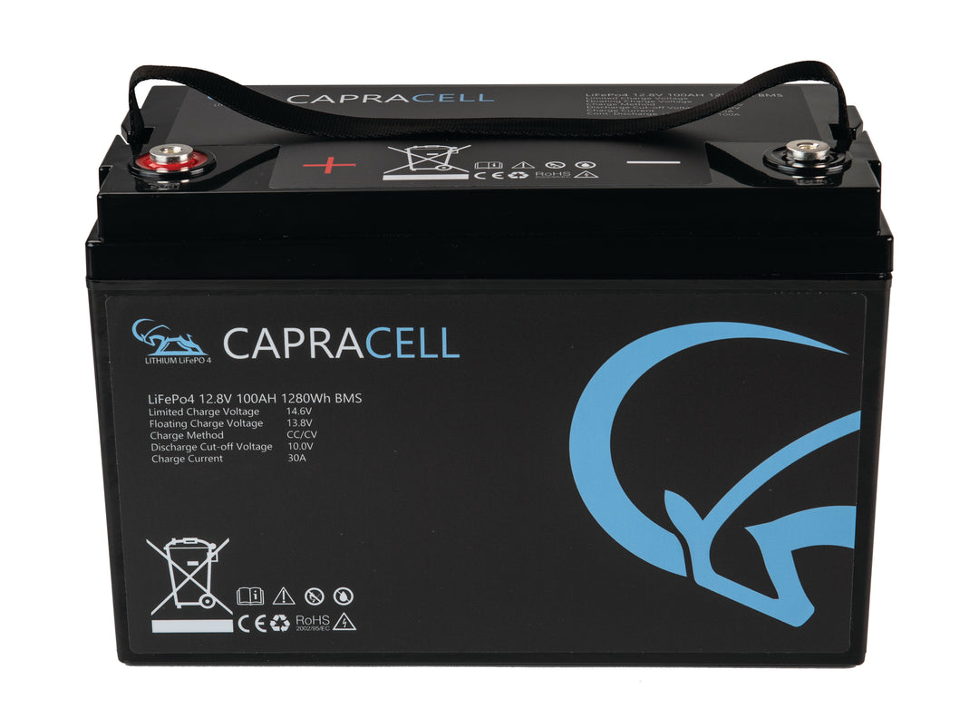 CAPRACELL LiFePO4 Hochstromfähiger Akku 12.8V 70Ah 896Wh 1000CCA